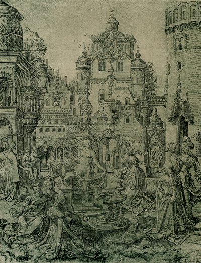 Bathsheba Bathing by Netherlandish School
